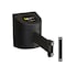 Montour Line Retractable Belt Barrier, Wall Mount, Black Magnetic 15 ft. Black Belt PWM200-BK-BK-M-M-150 - alternate 1